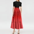 thumbnail image 3 of JGNGSHN Womens Maxi Dresses Short Sleeve Elegant Floral Wrap A-Line Tiered Patchwork Swing Dress for Church, 3 of 3
