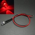 thumbnail image 2 of SHILIU-10Pcs 5mm Pre Wired LED, Red DC9-12V Clear Lens, Light Emitting Diodes, 2 of 4