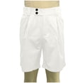 thumbnail image 7 of Mens Dress Shorts Business Casual Straight Leg Elastic Mid Waisted Pleated Flat Front Knee Length Bermuda Golf Short, 7 of 7