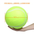thumbnail image 3 of "SkyAuks Large Tough Chew Training Interactive Tennis Ball for Dogs, 9.5"" Rubber Durable Dog Toy", 3 of 8