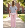 thumbnail image 4 of OBEEII Summer Clothing Set for Kids Girls Vintage Printed T-shirt with Pants Y2K 2 Piece Streetwear Casual Hip-hop Jogger Outfits, 4 of 9