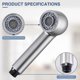 thumbnail image 4 of Hand Shower Kitchen Faucet 2 Jets Shower Head Single Handle Kitchen Sink Replacement For Basin Shower Head, 4 of 5