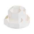 thumbnail image 1 of Moda Pen Holder Display Case Cosméticos Cepillo Contenedor Rotatorio Pen Organizador Blanco Zulema Portaescobillas, 1 of 8