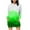 Green, variant on Women Hooded Sweatshirt Dress Fall Long Sleeve Casual Hoodie Dress Fashion Printed Pullover Dress with Pockets
