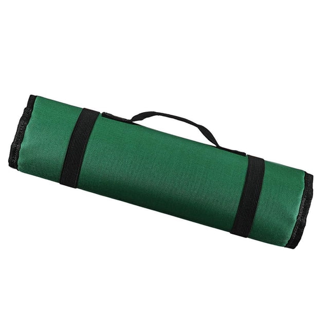 Monstrate 22 Pocket Chef Roll Bag Roll Bolsa de transporte Bolsa de almacenamiento Organizador Verde Organizadores de utensilios de cocina