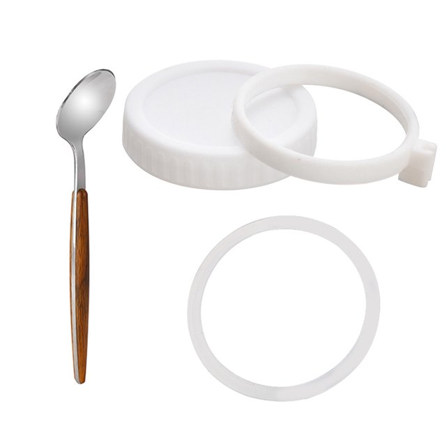 Couvercles de Pots Mason - Couvercles de Pots Mason en Plastique Colorés à Ouverture Régulière, Couvercles de Mise en Conserve Étanches avec Anneaux en Silicone pour Pots Ball, Pots Kerr, Couvercles et Capuchons Réutilisables pour Pots Mason