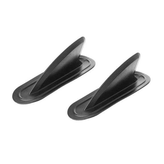 URTERYSER 2 Pieces Surfboard Canoe Paddle Board Aquaplane Center Kayak Tracking Tail for Surfing Black