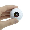 thumbnail image 2 of Not Today Satan Cross Christian Religious Novelty Golf Balls 3 Pack, 2 of 3