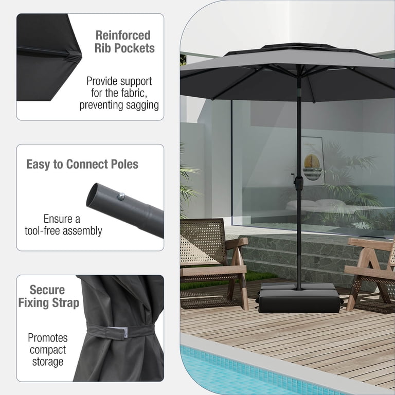 11 ft patio umbrella stand 10 / 11 ft Patio Offset Umbrellas