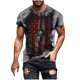 thumbnail image 1 of Blusa Del Día de la Independencia de los Hombres, Suéter de Impresión Casual Cuello Redondo para Uso Al Aire Libre Y Diario, Camiseta Patriótica de Moda, 1 of 4
