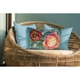 thumbnail image 3 of Liora Manne  Marina Secret Garden Indoor/Outdoor Pillow 12" x 18" - Aqua - Single, 3 of 5