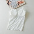 thumbnail image 3 of Lace Solid Sling Vest Sexy Push Up Bra Tops Brassiere Womens Plus Size M-2XL (White), 3 of 15