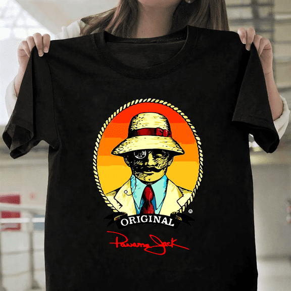 Panama Jack Classic Beach Resort Tropical Island Lifestyle Unisex T-Shirt, up to size 3XL.