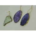 thumbnail image 2 of India House Agate Slice Suncatcher Hanging Ornaments Set of 3, 2 of 3