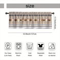 thumbnail image 3 of SPXUBZ Aztec Diamond Geometric Retro Pattern Window Valance, Rod Pocket Kitchen Curtains Valance for Bathroom Living Room Small Window Treatment, 1 Panel, 3 of 5
