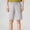 Gray, variant on Lightweight Shorts for Men Straight with Pockets Summer Elastic Waist Mens Short