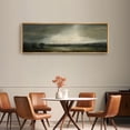 thumbnail image 4 of Large Framed Canvas Print Moody Countryside Storm Canvas – Dramatic Rural Landscape with Dark Clouds Wall Art Decorative Ready to Hang Painting for Living room Bedroom - 60"x20" Natural Frame, 4 of 7