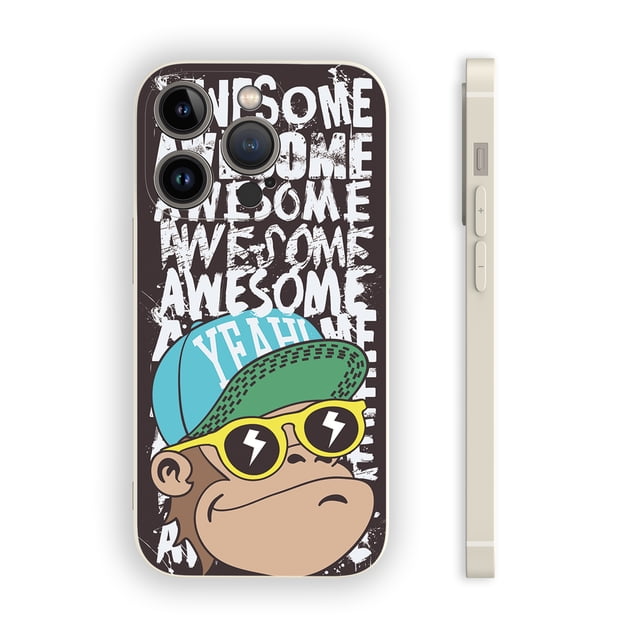Manténgase a la moda y proteja su iPhone con una moderna funda para teléfono con diseño de dibujos animados para iPhone 13 y 11 Pro