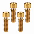 thumbnail image 3 of M Buder 4Pcs M6x18mm Tornillos de Freno de Disco para Bicicleta (Dorado) Aleación Premium Accesorios Ciclismo Montaña Fijación Segura, 3 of 9