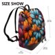 thumbnail image 2 of Easygdp Colorful Blooming Flowers Mochila de Cuero para Mujeres, Bolso de Hombro, Bolsos de Mano de Moda para Trabajo y Viajes, 2 of 4