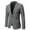 Dark Gray, variant on ZVNAΖH Men's Sport Coat Casual Blazer One Button Lightweight Business Suit Jacket Winter Thick Coat