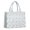 White Blue Sun, variant on Large Capacity Tote Bag,Teal Dancing Skeleton Pattern Handbag Fashion Luxury Tote Bag,15.7"x13"x 5.1" Inches,Laptop Compatible