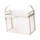 thumbnail image 3 of Bolsa de almacenamiento para peluches, contenedor para muñecas, expositor portátil transparente, regalo, casa de juegos, viaje Blanco, 3 of 9