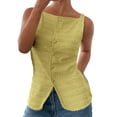 thumbnail image 2 of Neewe Womens Loose Fit Casual Flowy Tank Tops Trendy Sleeveless Summer Tops Clothes Spring Outfits 2026-Yellow 2XL, 2 of 6