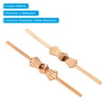 thumbnail image 4 of Uxcell 33mm/1.3" Length Chandelier Connector Clip Chandelier Bowtie Pin Rose Golden 150 Pack, 4 of 6