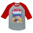thumbnail image 6 of Paw Patrol 4th of July Celebration Outfit - USA Flag Patriotic Toddler Kids T-Shirt - Perfect for Boys and Girls - Celebratory Fourth of July Clothing - Red 5T, 6 of 6