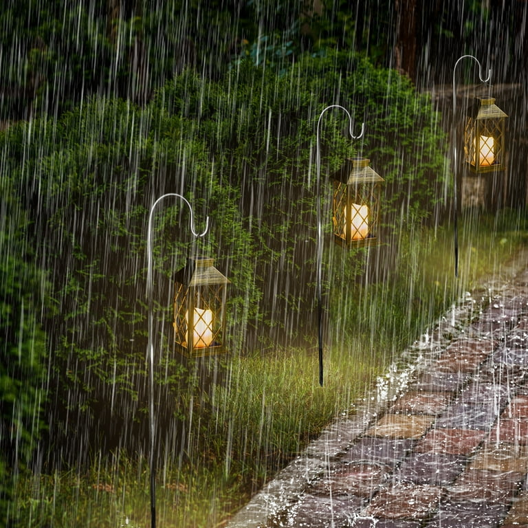 EEEKit Patio Umbrella Waterproof LED Hanging Lantern Solar Lights EEEKit Patio Umbrella Waterproof LED Hanging Lantern Solar Lights