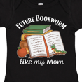 thumbnail image 4 of Inktastic Future Bookworm Like My Mom Boys or Girls Baby Bodysuit, 4 of 5