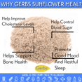 thumbnail image 2 of Ground Raw Sunflower Seed Meal By Gerbs - 2 LBS - Top 14 Food Allergen Free & Non GMO - Vegan - Kosher - Full Oil Content, 2 of 5