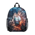 thumbnail image 2 of Sports-Themed Students Backpack with Soccer and Baseball Prints - Comfortable Dual Shoulder Support, Lightweight, Durable, 2 of 5