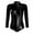 Black, variant on IBTOM CASTLE Women's Dance Ballet Leotards Long Sleeve Metalic Shiny Leather Turtleneck Gymnastics One Piece Lycra Bodysuits Dancewear M Silver