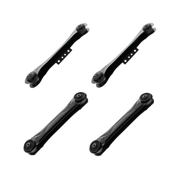Rear Upper and Lower Control Arm Set - 4 Piece - Compatible with 1997 -  2006 Jeep Wrangler 1998 1999 2000 2001 2002 2003 2004 2005 