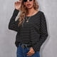 thumbnail image 5 of Camisas Con Hombros Caídos, Camiseta De Manga Larga De Ajuste Holgado Y A La Moda Para El Hogar ANGGREK Otros, 5 of 6