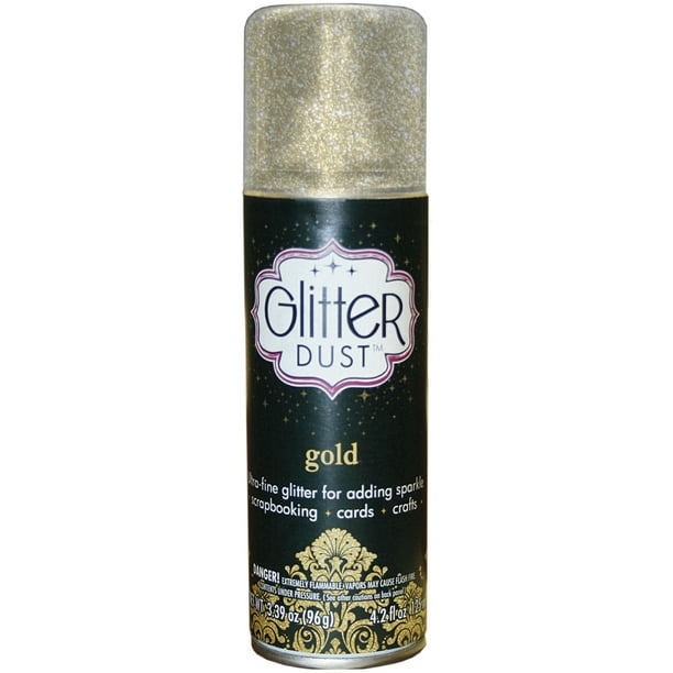 Glitter Dust Aerosol Spray 4.2ozGold