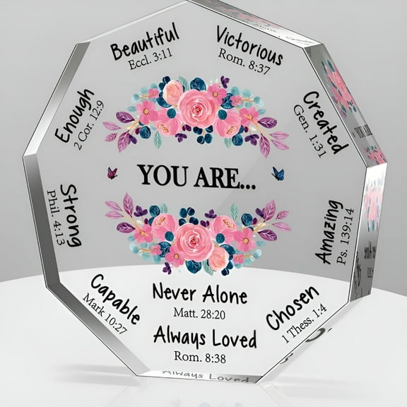 XIBUFE Silicone Christian Gifts,Inspiration Religious Giftsfor Women Birthday,Spiritual Gifts