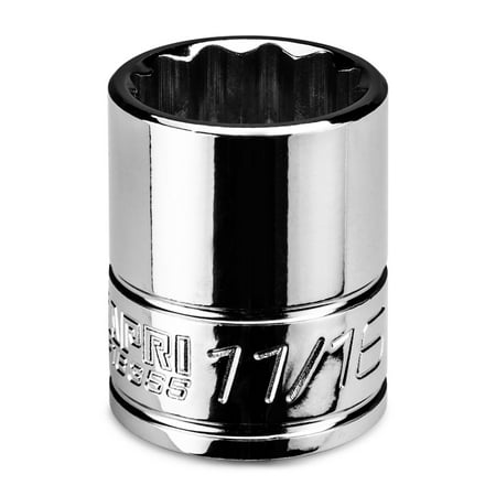 UPC: 0886352163552 | Capri Tools 11/16 in. Shallow Socket  3/8 in. Drive  12-point  SAE
