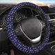 thumbnail image 5 of Fotbe Skull flower leaf purple Funda para Volante Universal de 15 pulgadas, Accesorios para Auto para Hombre y Mujer, Protector de Volante Cómodo para SUV y Sedán, 5 of 6