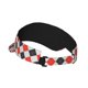 thumbnail image 2 of Fotbe Red and black argyle Visera Deportiva con Diseño, Gorra Abierta Ajustable de Algodón para Mujer y Hombre, 2 of 7