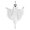 🔥 B_New, variant on KITTEHIGM Halloween Ghost Hanging Ornament with Hand Bones Cute and Scary Expressions for Halloween Party Door Window Ceiling and Indoor Decoration Display