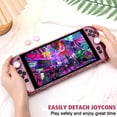 thumbnail image 7 of Protective Hard Case for Nintendo Switch 2 2025, Soft Grip Cover for Joy Con,Detachable JoyCon Controller Shockproof & Scratch-Resistant Console Shell, 7 of 7