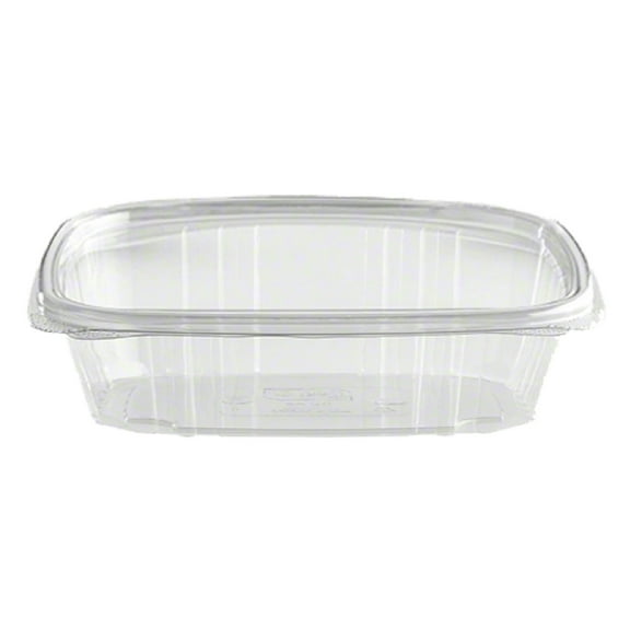 Compostable 8 oz Clear Hinged Deli Containers