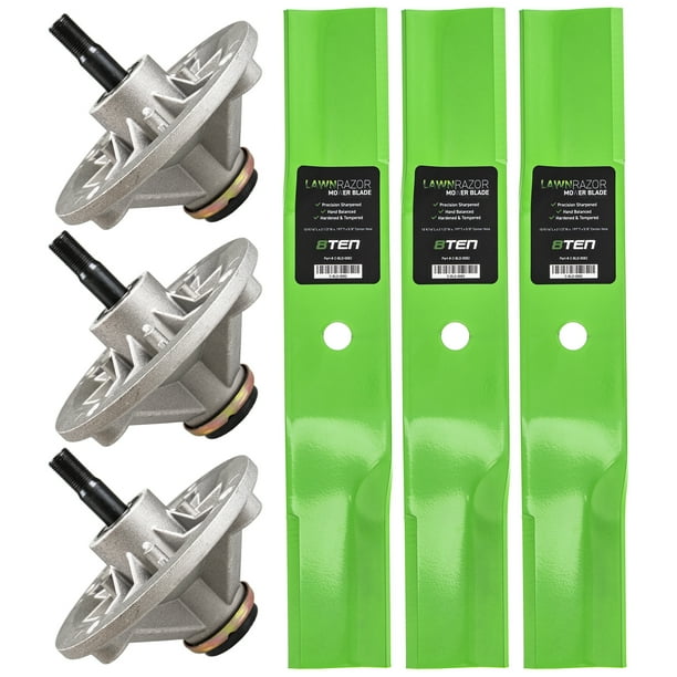 8TEN Deck Spindle Blade Kit for Toro 1844Z ZX440 54001003 Walmart