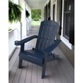 thumbnail image 1 of Tranquilo Depot Folding Dark Blue Adirondack Chair, 1 of 12