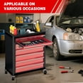 thumbnail image 2 of LARBANKE 7 Drawer Tool Chest Rolling on Wheels with Lock & Worktop, Stackable Tool Storage Cabinet, 2 of 6