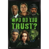 Marvel Secret Invasion - Who Do You Trust Grid Wall Poster, 14.725" x 22.375" Framed