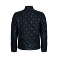 thumbnail image 3 of Mens Black Puffer Leather Biker Jacket - Tilbury, 3 of 5
